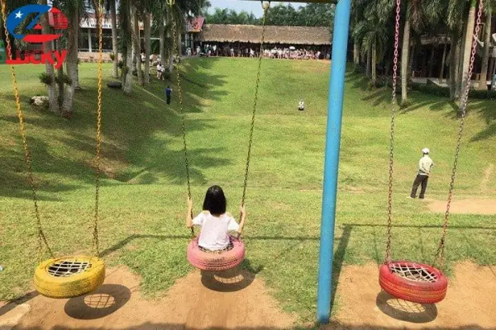 Làm Xích Đu Bằng Lốp Xe Ô Tô
