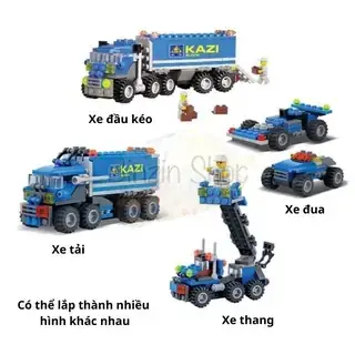 Lắp Ráp Xếp Hình Lego Xe Ô Tô Kazi 6409