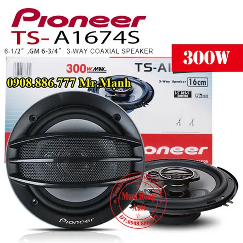 Loa Cánh Cửa Cho Xe Ô Tô Pioneer