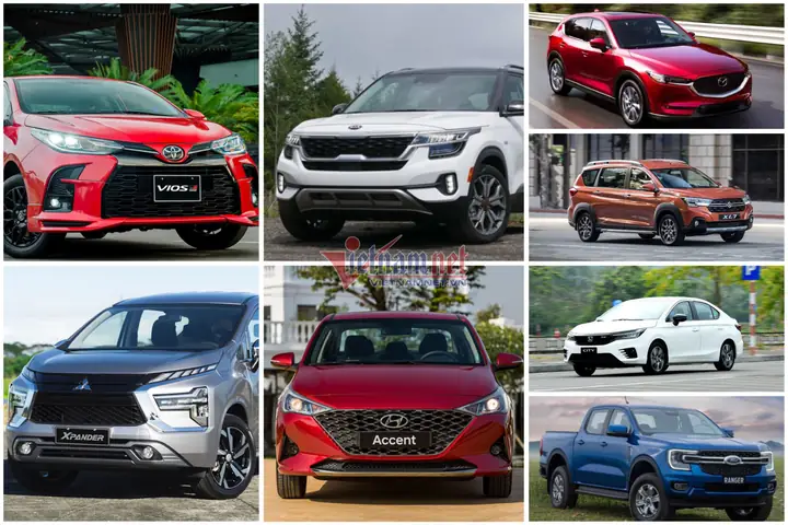 Loại Xe Ô Tô Phổ Biến Nhất