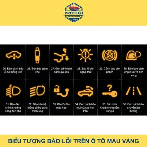 Lỗi Báo Vàng Xe Ô Tô