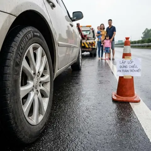 Lốp Xe Ô Tô Lắp Đúng Chiều