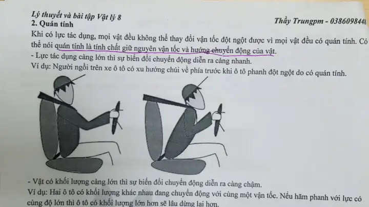 Lực Quán Tính Xe Ô Tô Quay Vòng