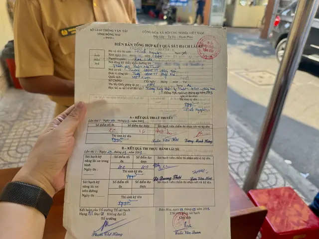 Mất Bằng Lái Xe Ô Tô Và Hồ Sơ Gốc