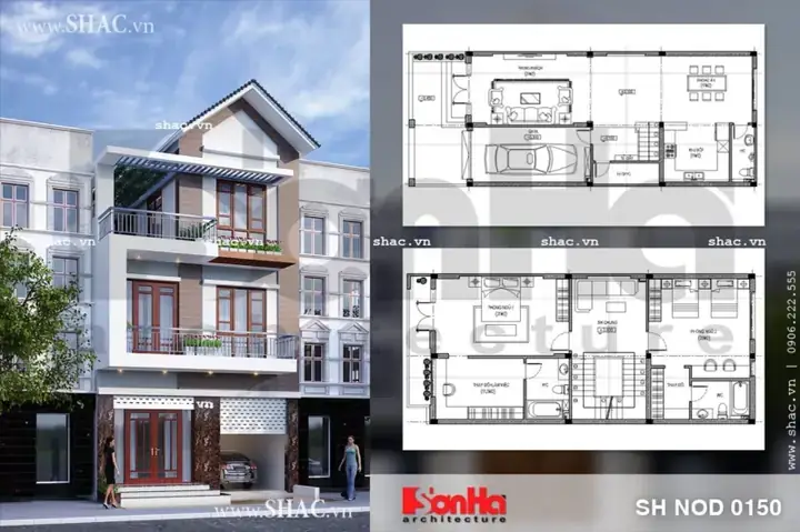 Mặt Bằng Nhà Liên Kế Để Được Xe Ô Tô