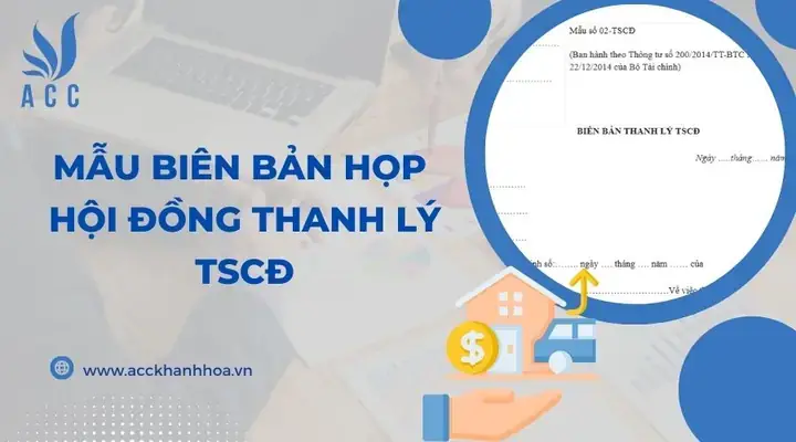 Mẫu Biên Bản Họp Thanh Lý Xe Ô Tô