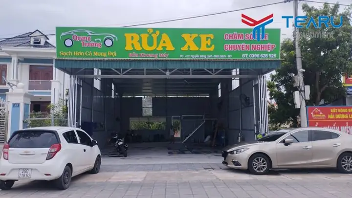 Mẫu Biển Quảng Cáo Rửa Xe Ô Tô