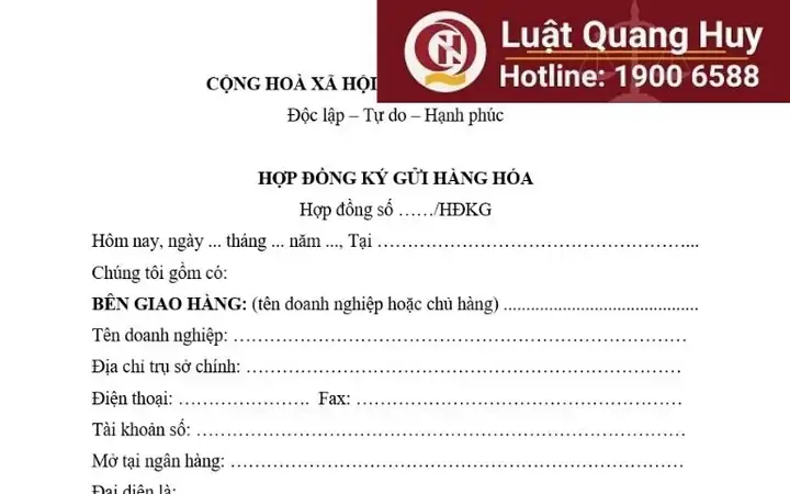 Mẫu Công Văn Ký Gửi Xe Ô Tô