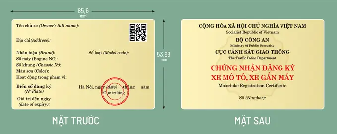 Mẫu Đăng Ký Ô Tô Xe Máy