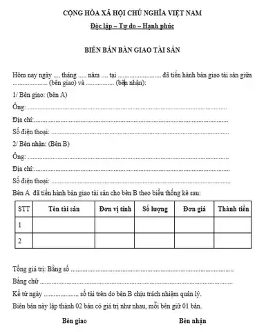 Mẫu Giấy Xac Nhận Thế Chấp Xe Ô Tô