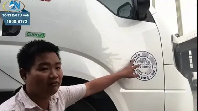 Mẫu Niêm Yết Trên Cửa Xe Ô Tô