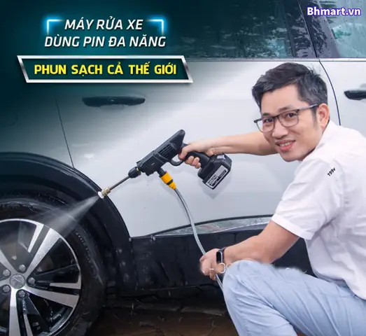 Máy Rửa Xe Ô Tô Hitachi