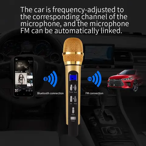 Micro Karaoke Bluetooth Xe Ô Tô