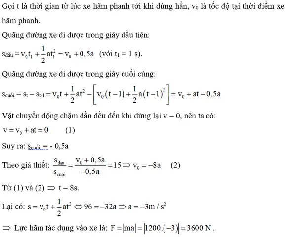Một Xe Ô Tô Khối Lượng 1 2 Tấn