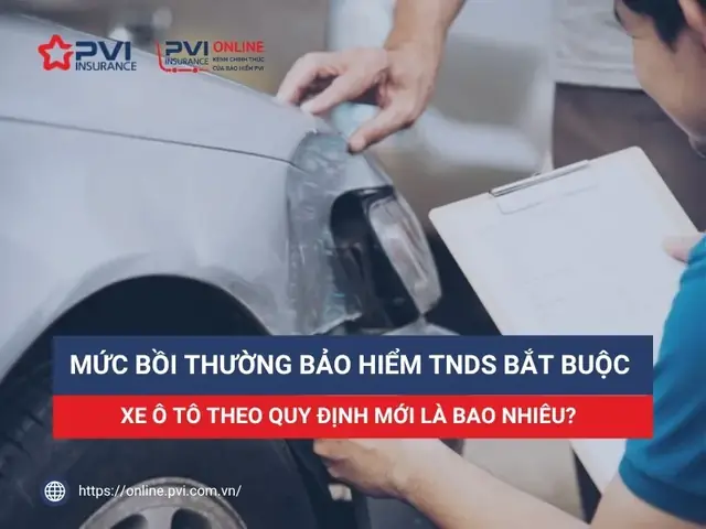 Mức Bồi Thường Bảo Hiểm Xe Ô Tô