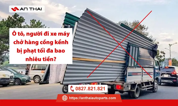 Mức Phạt Xe Ô Tô Chở Hàng
