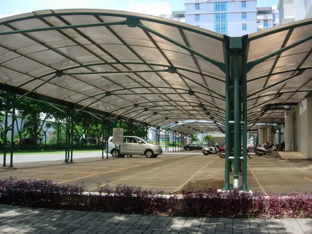 Nhà Để Xe Ô Tô Bằng Sắt
