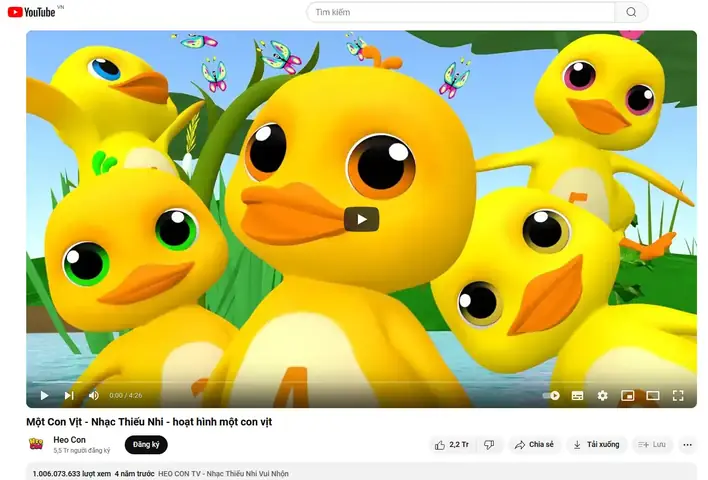 Nhạc Thiếu Nhi Xe Ô Tô Tải