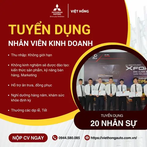 Nhân Viên Kinh Doanh Xe Ô Tô Mitsubishi