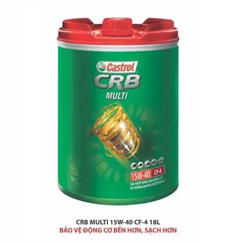 Nhớt Castrol Crb 15w40 Dùng Cho Xe Ô Tô