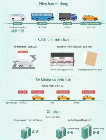 Niên Hạn Sử Dụng Xe Ô Tô 12 Chỗ