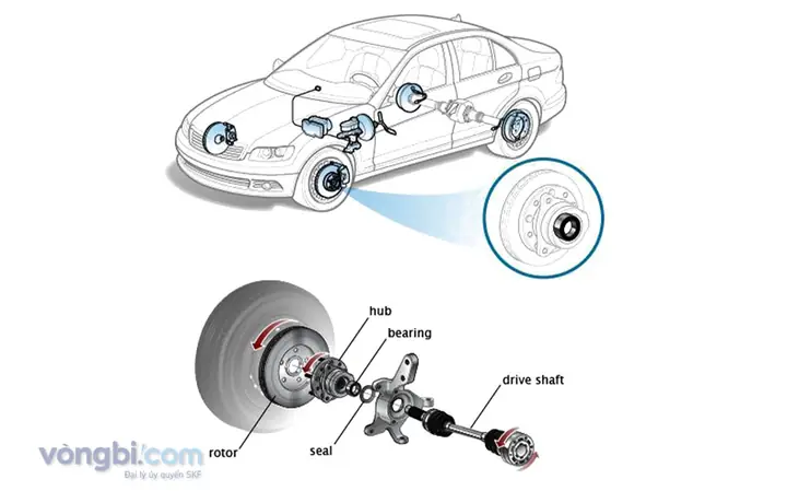 Phân Lọại Vòng Bi Bạc Đạn Trên Xe Ô Tô