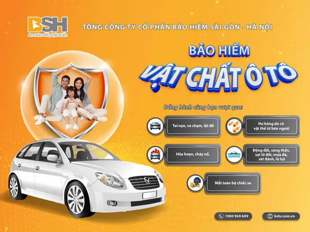 Phí Bảo Hiểm Vật Chất Xe Ô Tô Bsh