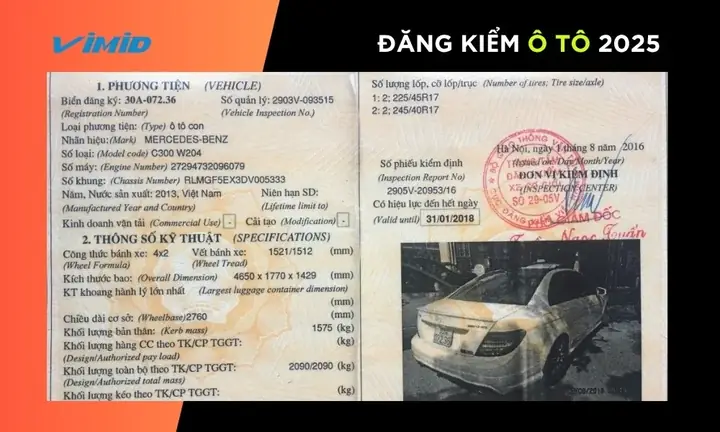 Phí Đăng Kiểm Xe Ô Tô Van
