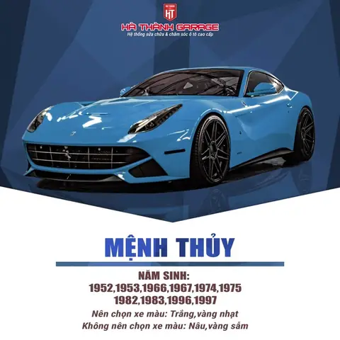 Phong Thủy Xe Ô Tô Màu Xanh Dương