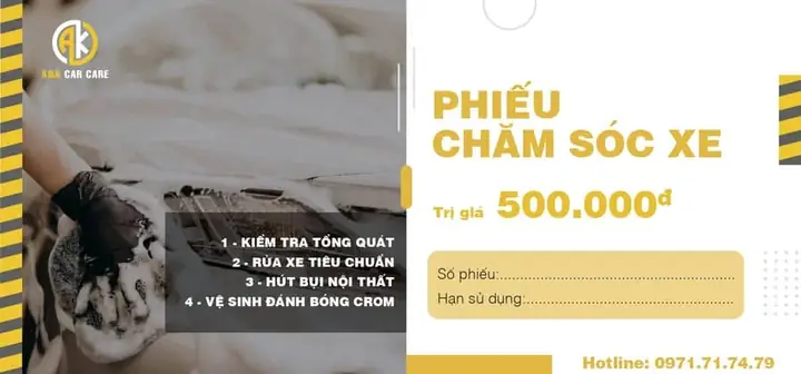 Quà Tặng Khách Hàng Chăm Sóc Xe Ô Tô