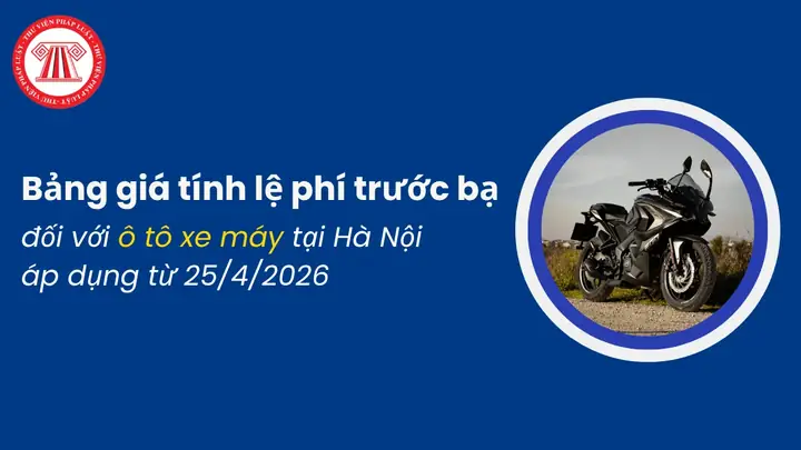 Quy Định Tính Trước Bạ Xe Ô Tô