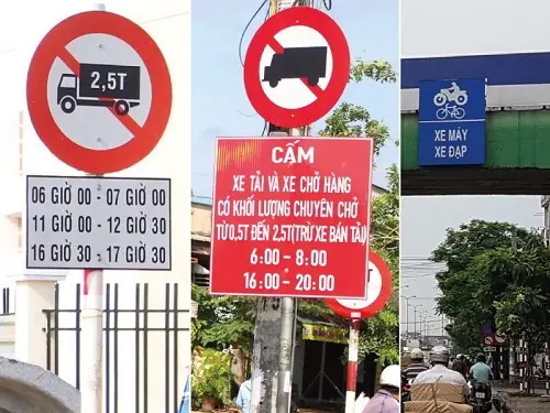 Quy Định Về Bảng Cấm Các Loại Xe Ô Tô