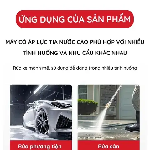 Rửa Xe Ô Tô Bằng Xà Phòng Mayruaxecongnghiep.com