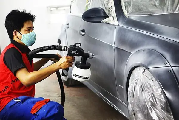Sơn Lại Xe Ô Tô Bị Xước Có Bền Không