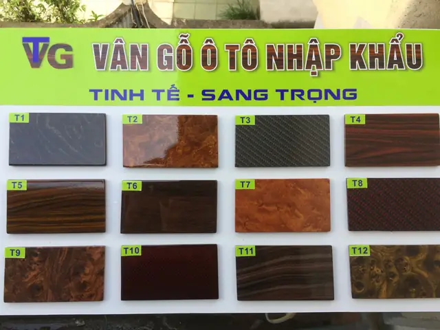 Sơn Vân Gỗ Xe Ô Tô