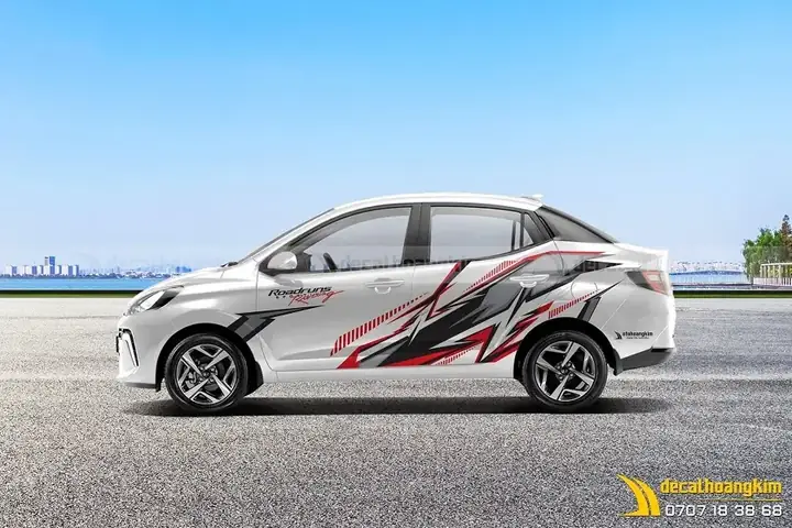 Tem Dán Sườn Xe Ô Tô I10