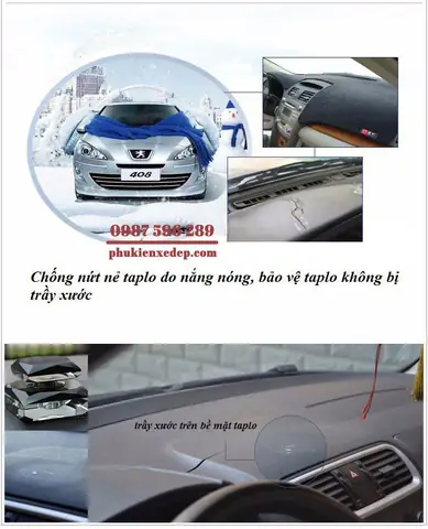 Thảm Lót Chống Nắng Taplo Xe Ô Tô Kia Rondo