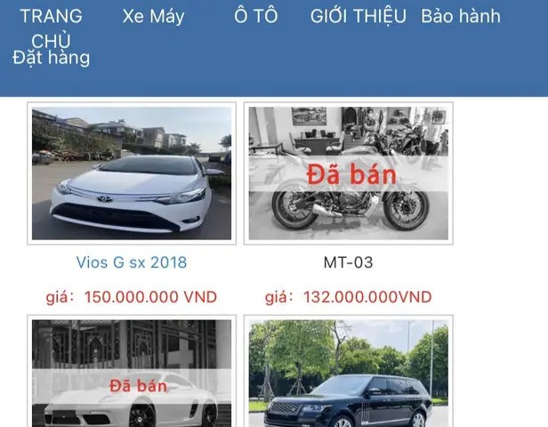 Thanh Lý Xe Ô Tô Hải Quan