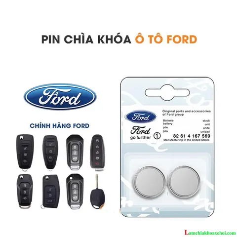 Thay Pin Điều Khiển Xe Ô Tô Ford