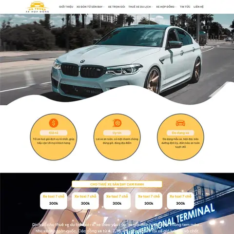 Theme Wordpress Thuê Xe Ô Tô Free