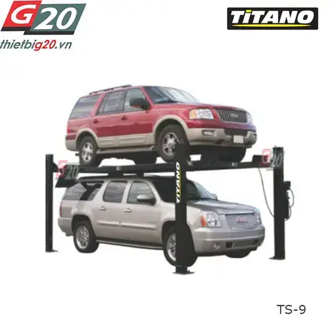 Thiết Kế Cầu Nâng Đỗ Xe Ô Tô 4 Trụ