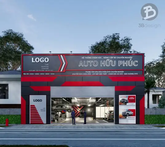 Thiết Kế Gara Xe Ô Tô