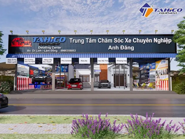 Thiết Kế Rửa Xe Ô Tô