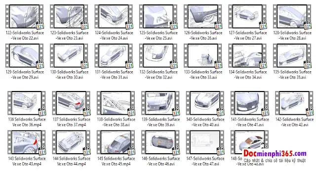 Thiết Kế Xe Ô Tô Trên Solidworks