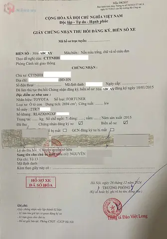 Thủ Tục Đăng Ký Xe Ô Tô Cũ Tại Tphcm