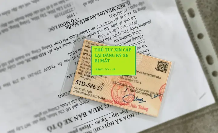 Thủ Tục Làm Lại Cà Vẹt Xe Ô Tô