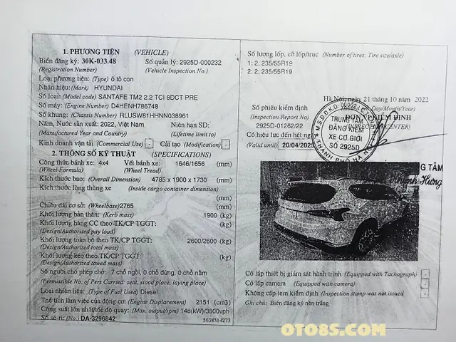Thủ Tục Sang Tên Đăng Kiểm Xe Ô Tô