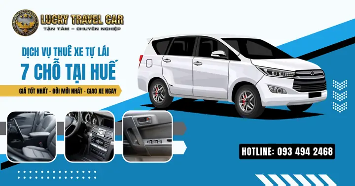 Thuê Xe Ô Tô 07 Chỗ Tại Thành Phố Huế