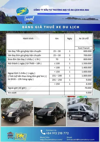 Thuê Xe Ô Tô 16 Chỗ Tại Hà Nội