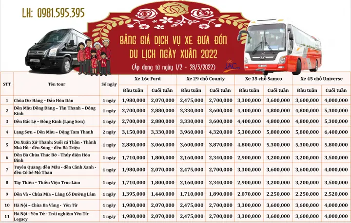 Thuê Xe Ô Tô 45 Chỗ Tại Hà Nội